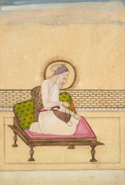 Empereur Aurangzeb, c.1725 - Mughal School